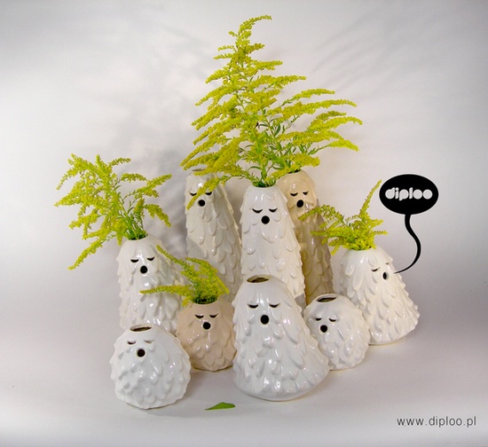 Очаровательные вазы «Поющие домовые» от Diploo