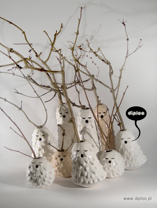 Очаровательные вазы «Поющие домовые» от Diploo
