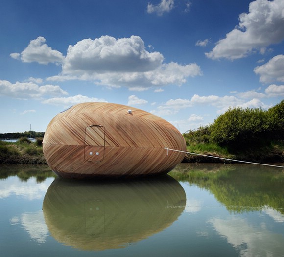 Exbury Egg - рабочее пространство на воде