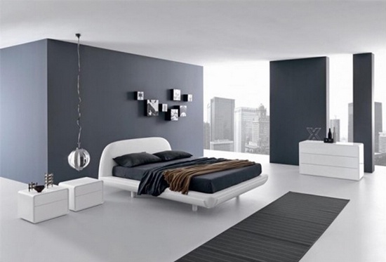 Стильный дизайн спальни в минималистическом стиле